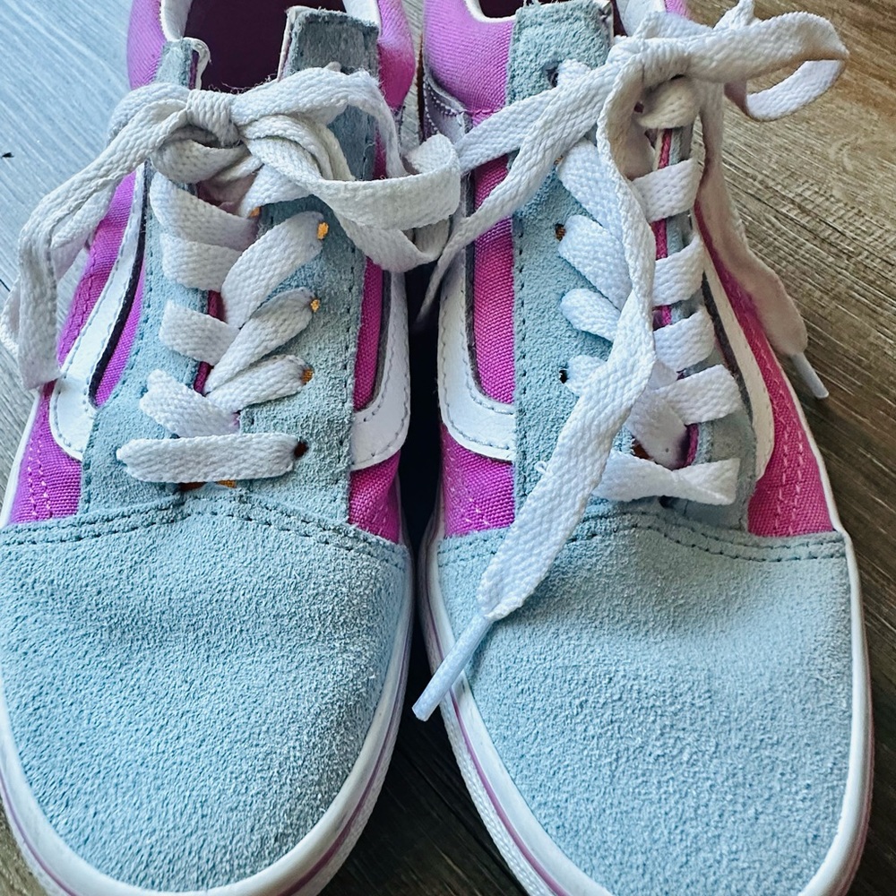 Vans Canvas Sneakers- size 1 Girls (multi)